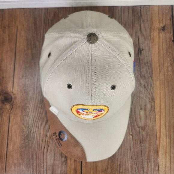 Boy Scouts of America 100 Years Centennial Hat Cap 1910-2010 Khaki Strapback BSA - Picture 7 of 10